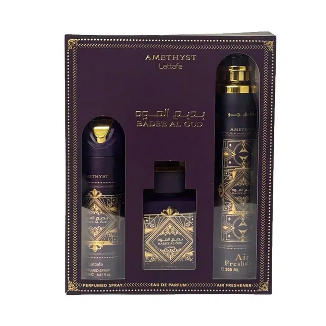 BADEE AL OUD AMETHYST LATTAFA GIFT SET